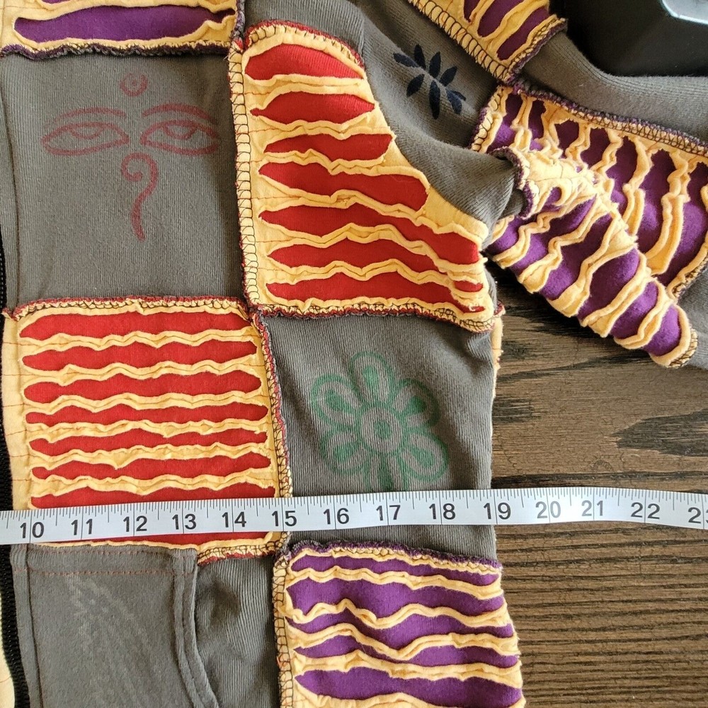 Rising International Multicolor Patchwork Jacket - image 8